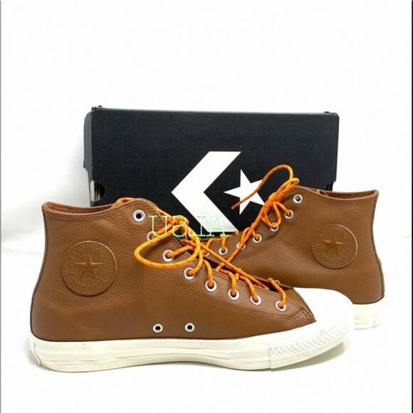 💖MEGA SALE💖Converse Chuck Taylor AS High Leather 163337C Women’s Skate Tan - Picture 7 of 16